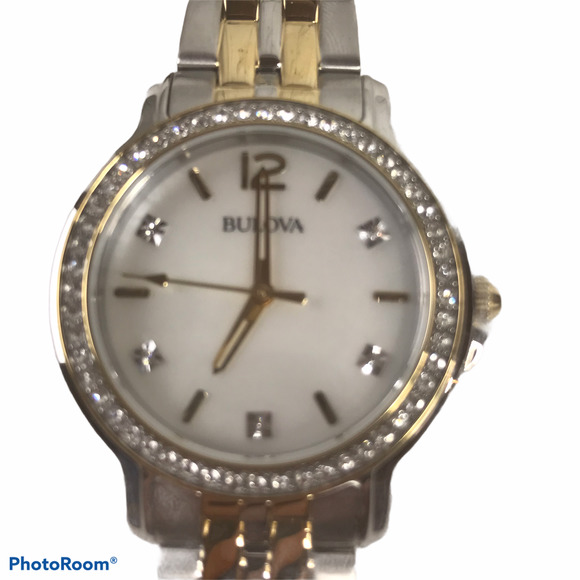 Bulova Accessories - Bulova Watch & Crystal Necklace NWT